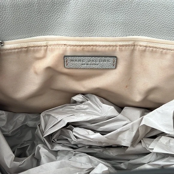 Marc Jacobs Leather Tote with Patent Buckle - Picture 6 of 7